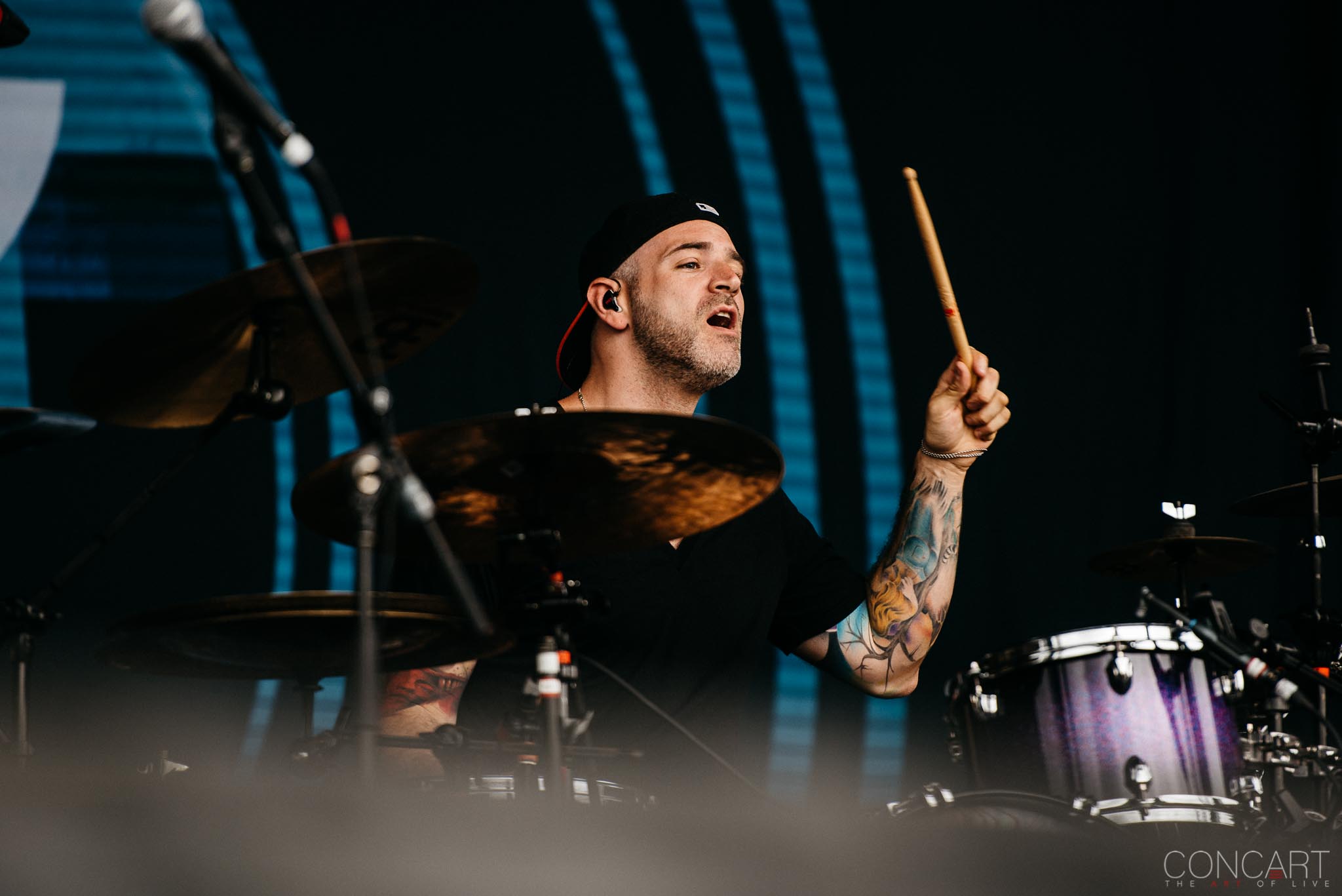 Photo of Adam "Nolly" Getgood Chicago Open Air Concert Hardcore Metal Jake Bowen Live Music Mark Holcomb Mathcore Matt Halpern Misha Mansoor Periphery Progressive Metal Spencer Sotelo 6