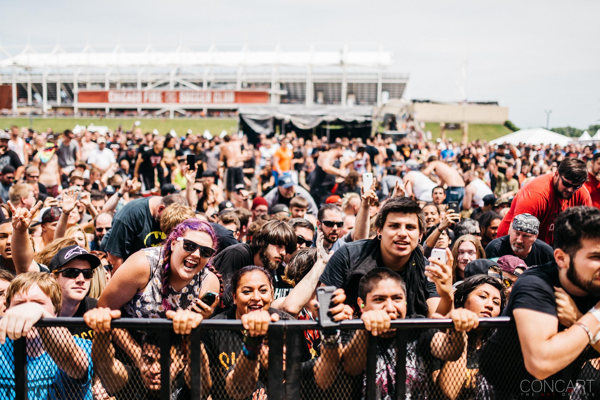 Photo of Andy Glass Chicago Open Air Dave Stephens Eric Choi hardcore Heavy Metal Illinois Joshua Moore Kyle Pavone Lou Cotton Metal Toyota Park We Came As Romans 6